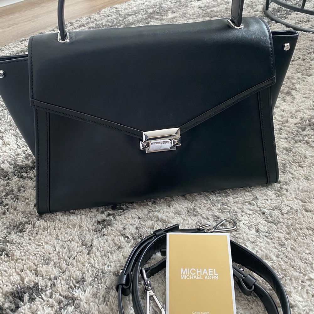 Black Leather Purse